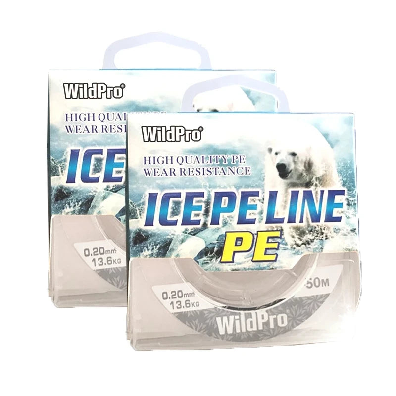 Winter Fishing Line  Super Strong  Low Temperature Resistance Transparent Monofilament NylonAnd PE Ice Fishing Line Japan