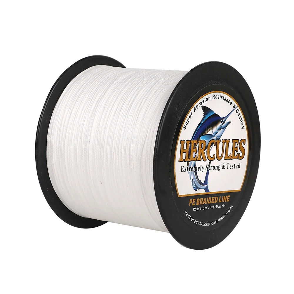 Hercules 8 Strand Braided 10-150LB Fishing Line 300m 500m 1000m Multifilament Wire  PE Fishing Line Freshwater Super Strong