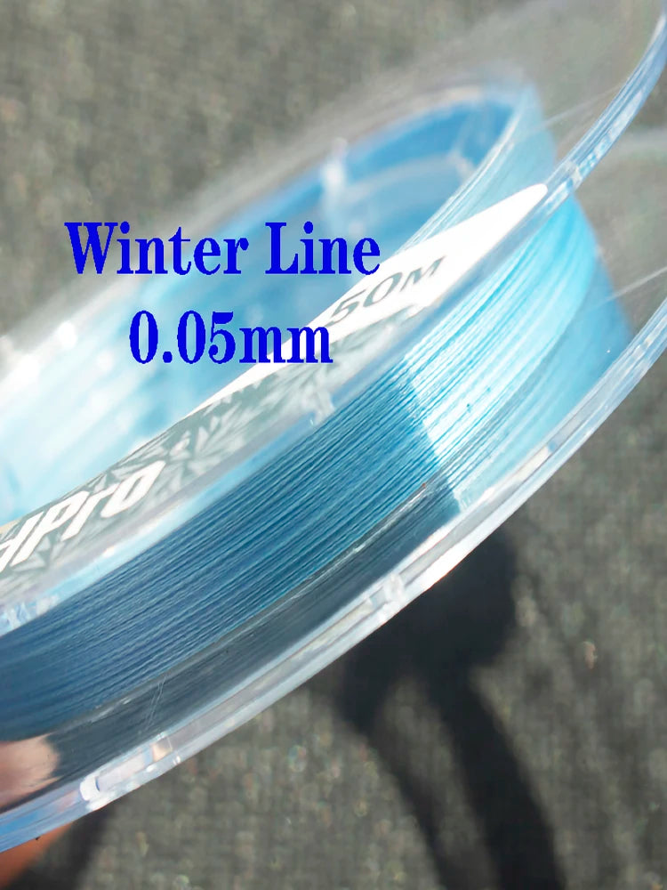 Winter Fishing Line  Super Strong  Low Temperature Resistance Transparent Monofilament NylonAnd PE Ice Fishing Line Japan