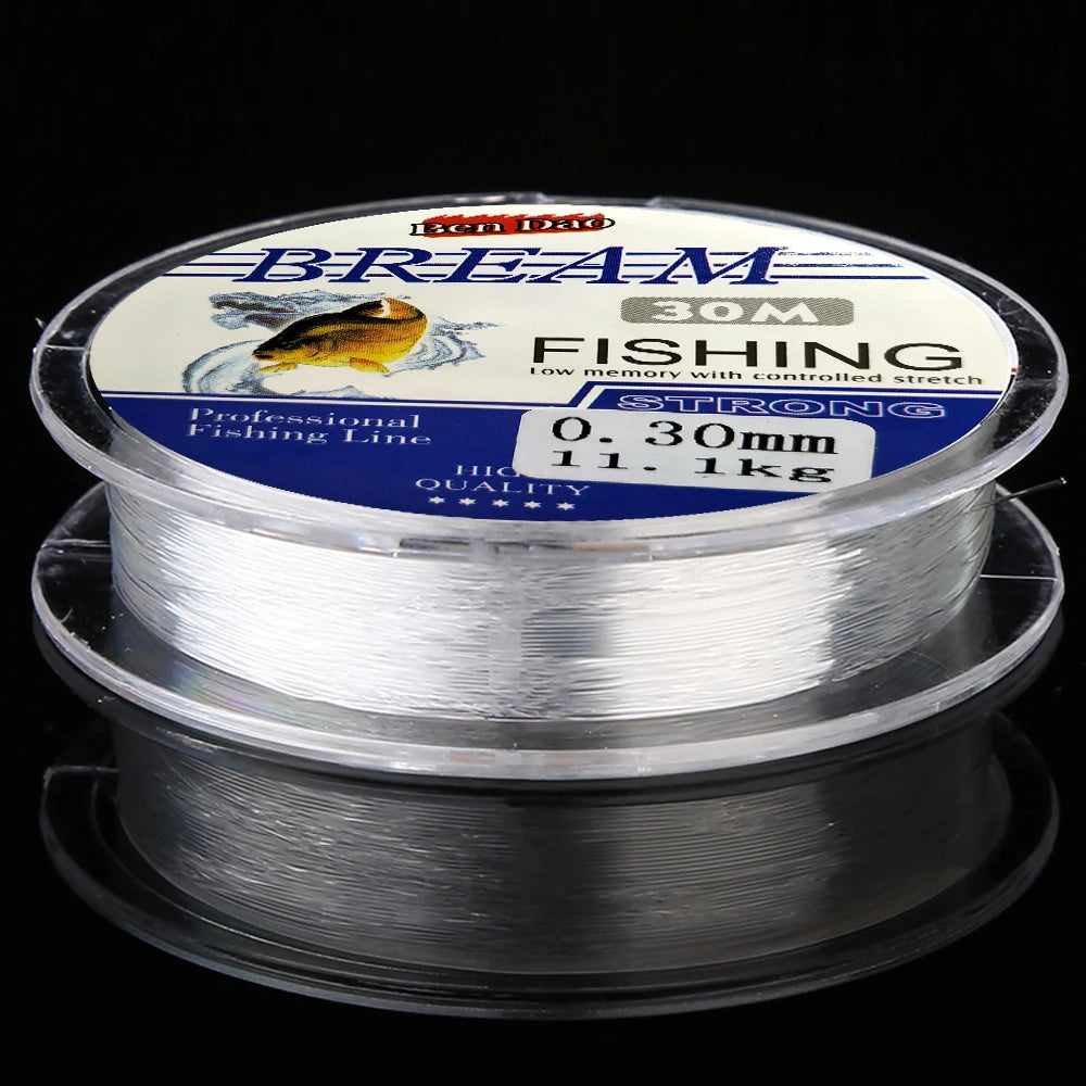 30M Ice Fishing Line Super Strong Monofilament Nylon Winter Bream Saltwater Fishing-Line Japan Low Memory Carp Line 0.08-0.30mm