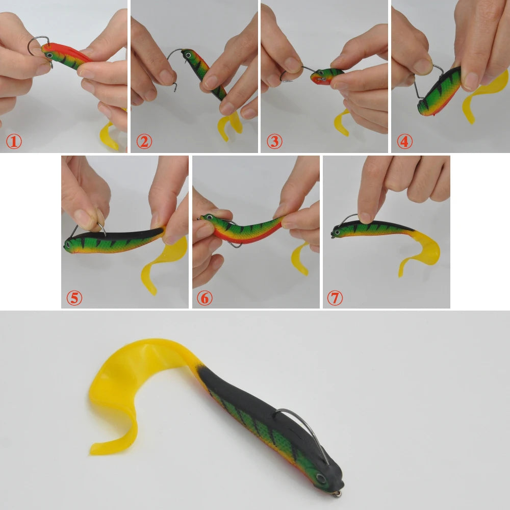 20pcs/lot Wide gap Texas fishing hooks offset fishhook5/0#-6# soft biat lure fishing  anzuelos de pesca mar fishing hook set