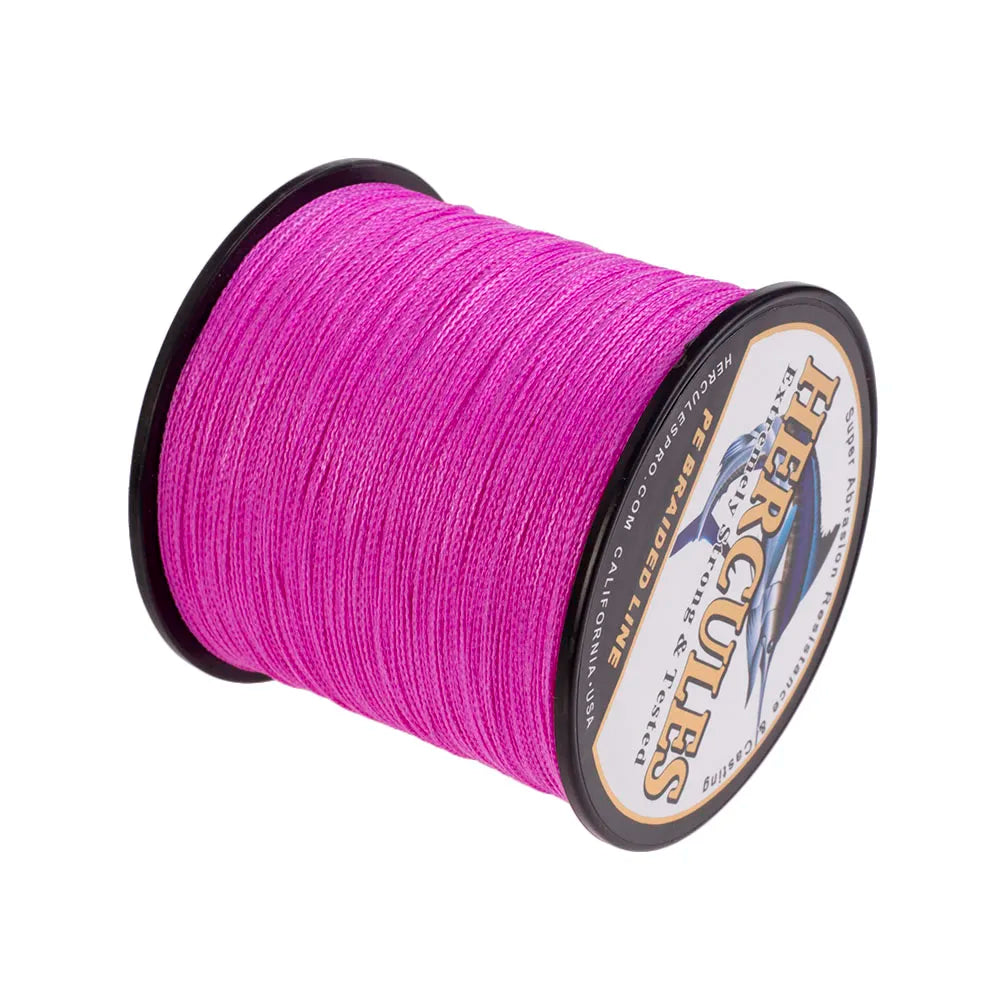 Hercules Fishing Line 300M 4 Strands PE Braided Fishing Line 6-100LB Carp Fishing Cord Peche Fishing Accessories Pesca 13 Colors
