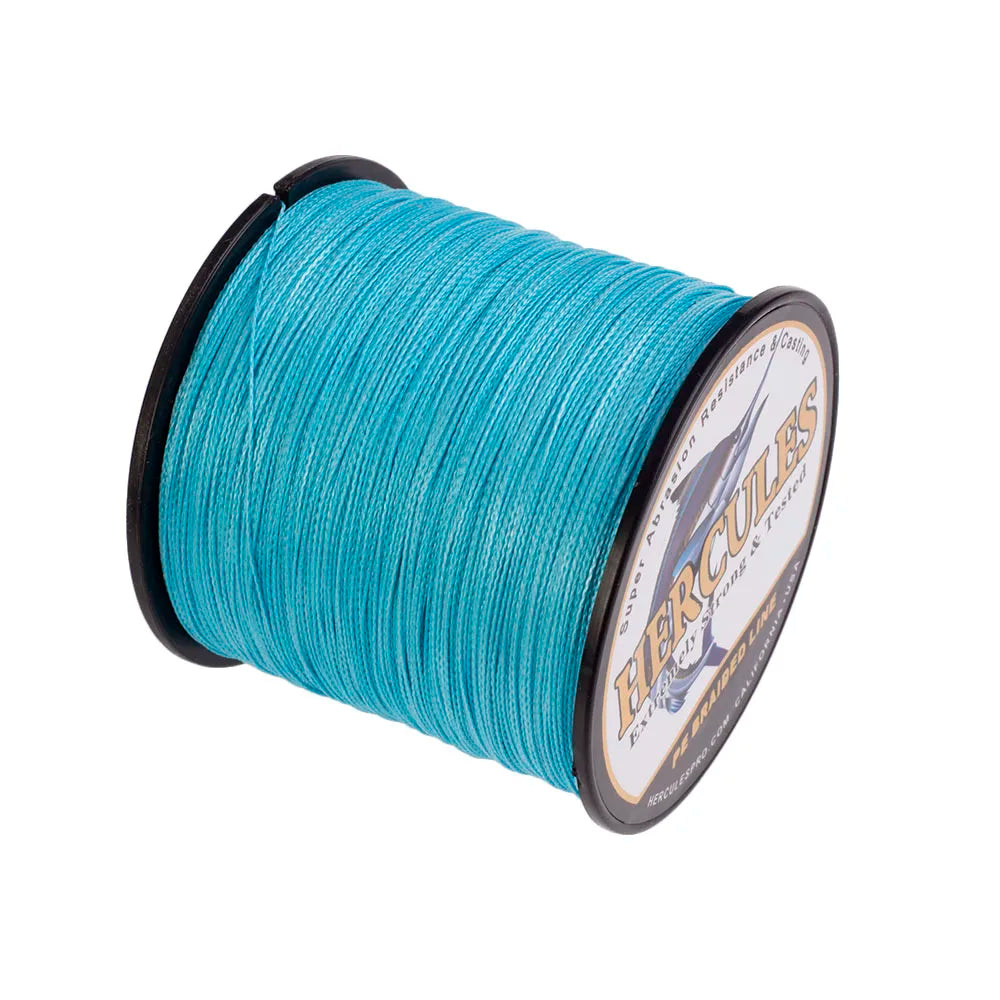 Hercules Fishing Line 300M 4 Strands PE Braided Fishing Line 6-100LB Carp Fishing Cord Peche Fishing Accessories Pesca 13 Colors