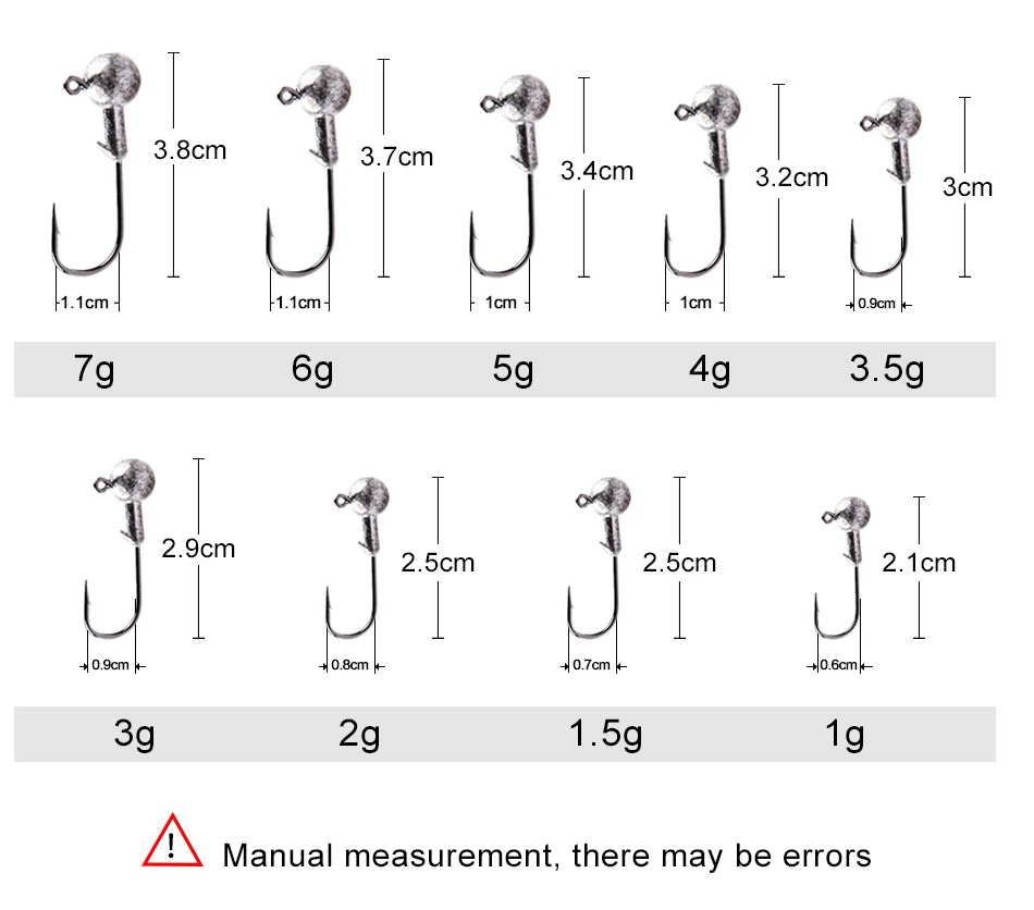MEREDITH Jig Head 1g 2g 3g 4g 5g 7g 8g 10g 12g 14g 22g Head Hook Jig Fishing Hook Jig Pike Fish Accessories