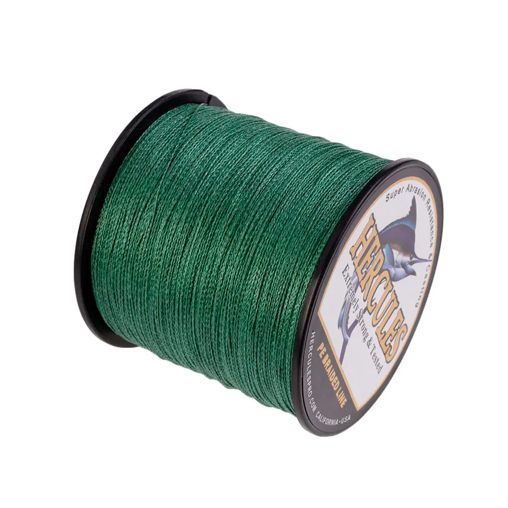 Hercules Fishing Line 300M 4 Strands PE Braided Fishing Line 6-100LB Carp Fishing Cord Peche Fishing Accessories Pesca 13 Colors