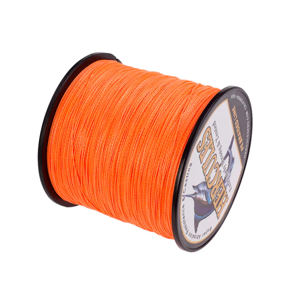 Hercules Fishing Line 300M 4 Strands PE Braided Fishing Line 6-100LB Carp Fishing Cord Peche Fishing Accessories Pesca 13 Colors