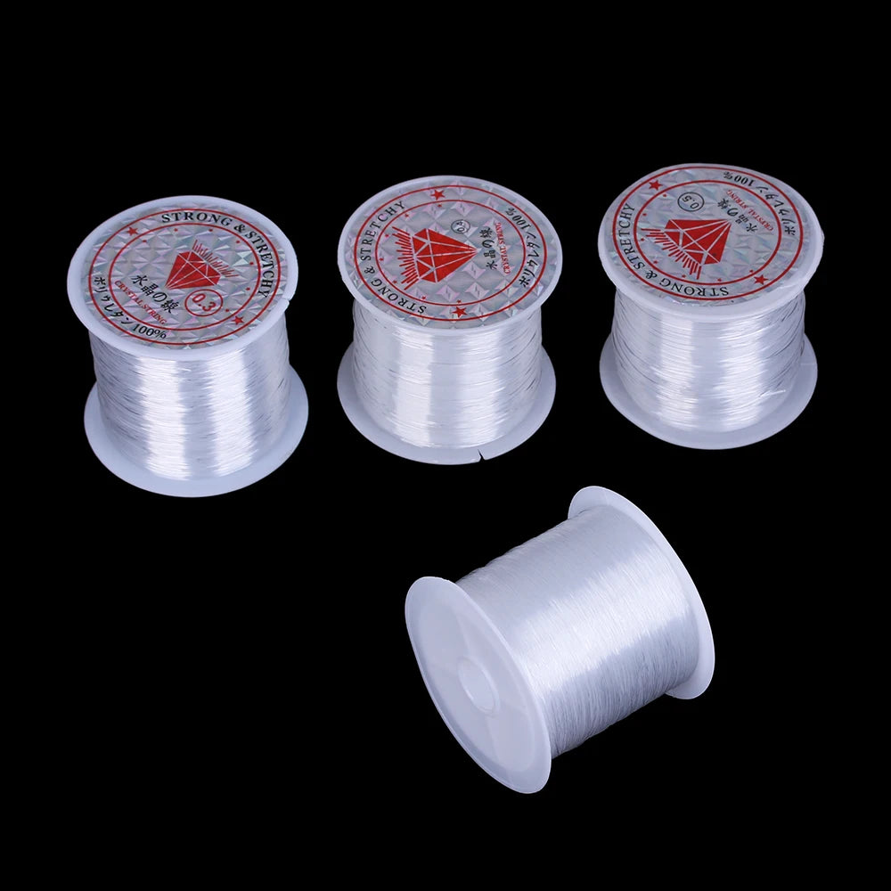 New Strong Crystal Fishing Line PE Nylon Braided line Thread Monofilament 0.2mm-0.6mm 155/100/80/60/45/35/22/20m Wire Tools