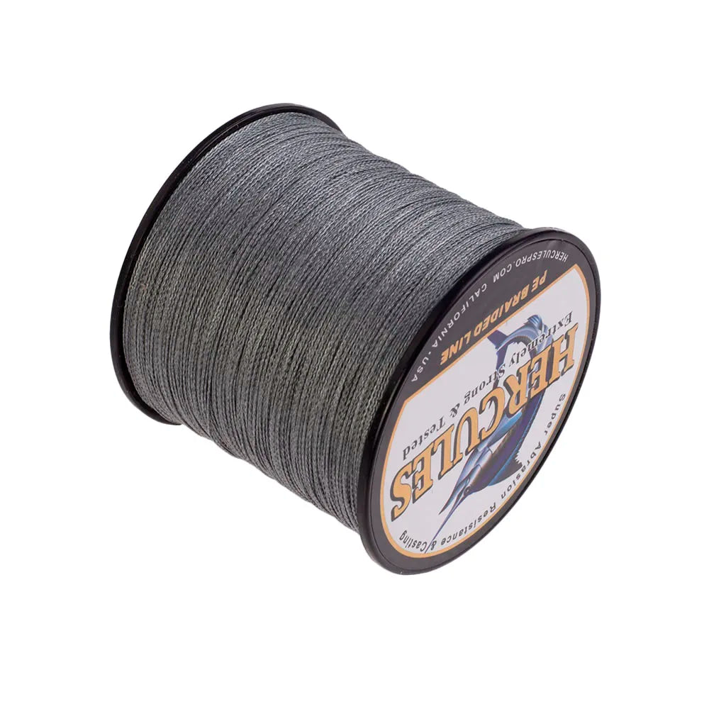 Hercules Fishing Line 300M 4 Strands PE Braided Fishing Line 6-100LB Carp Fishing Cord Peche Fishing Accessories Pesca 13 Colors