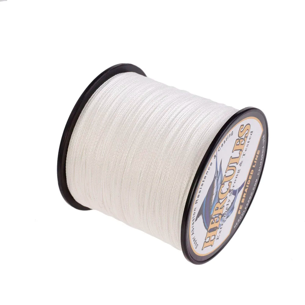 Hercules Fishing Line 300M 4 Strands PE Braided Fishing Line 6-100LB Carp Fishing Cord Peche Fishing Accessories Pesca 13 Colors
