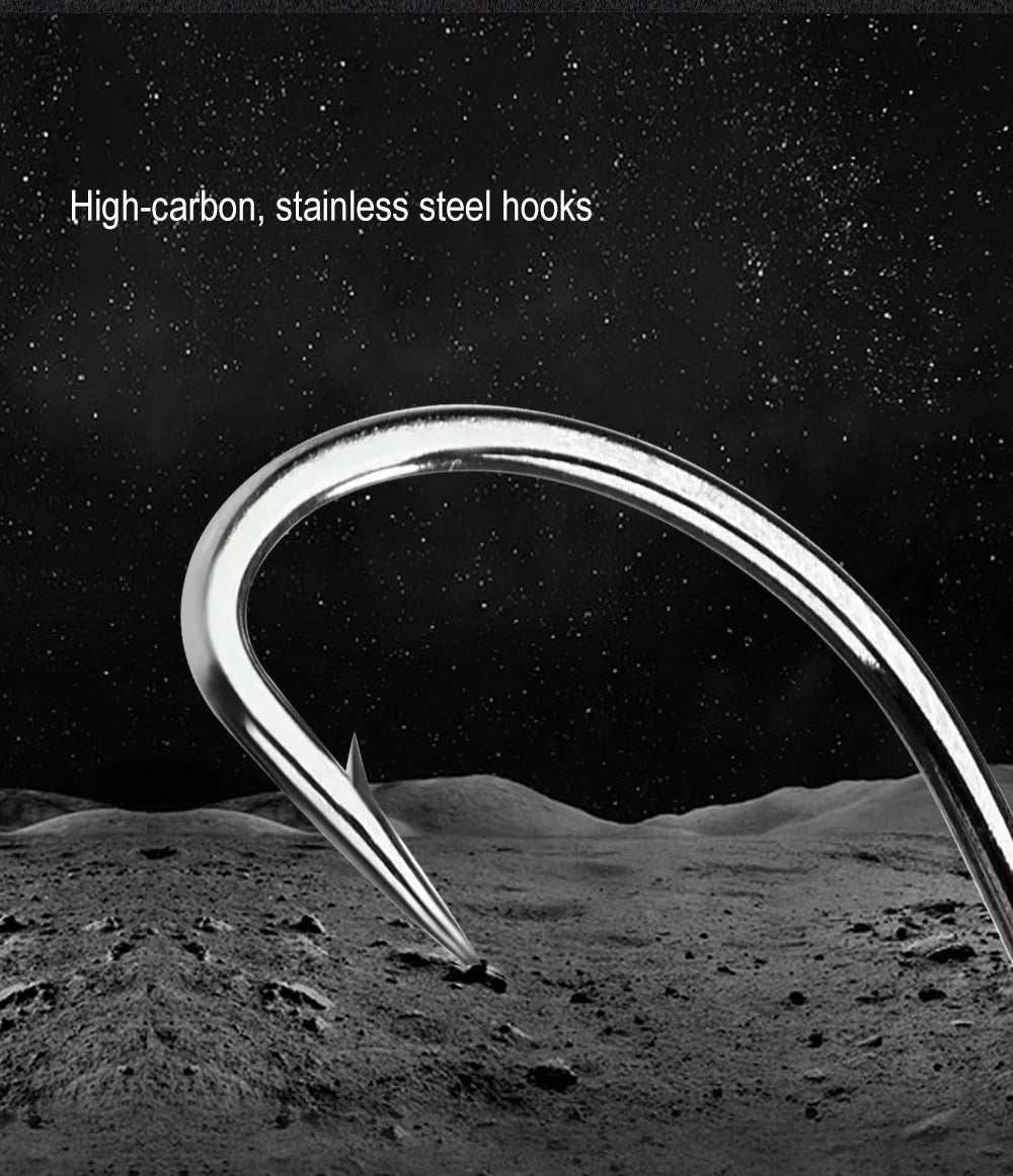 FTK 6Pcs Carp Fishing Hooks Pre tied carp hook hair rig for carp With line Ready Made Boilies Bait Hair Rigs Carp fishing tackle