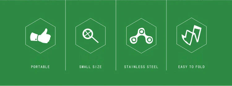 Stainless Steel Folding Outdoor Portable Telescopic Stool Camping Fishing Stool Telescopic Chair Easy to Fold Load Bearing 150kg