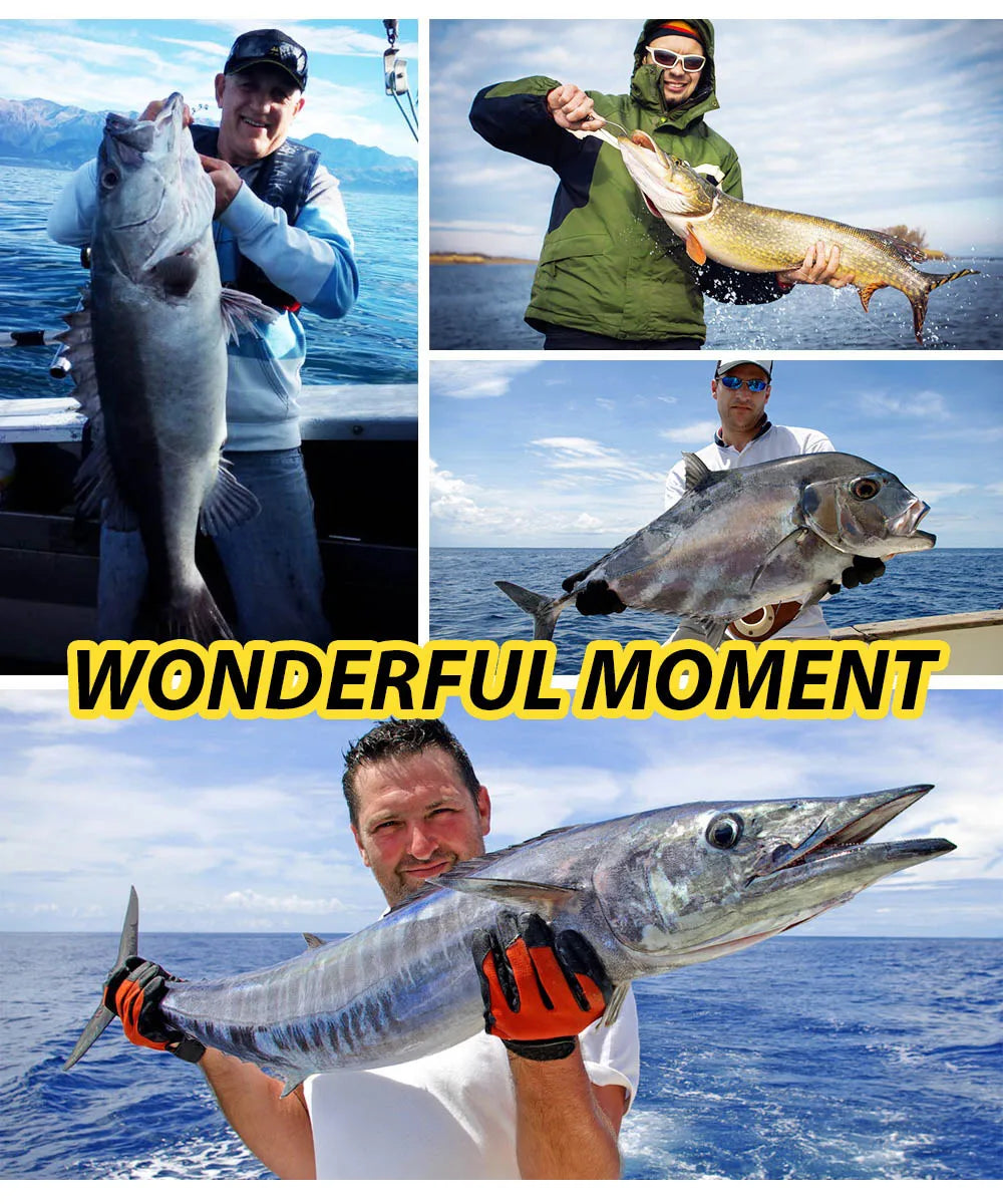 JOF 4 Strands Fishing Line 300/100M Braided PE Fishing Strong Fishing Line Multifilament Durable Fishing Line Tool