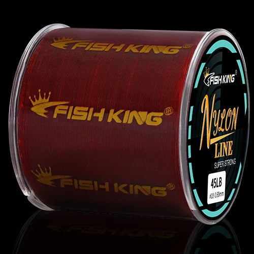 FISH KING Fishing Line Nylon Line Super Strong 300m/500m 4.13-34.32LB Monofilament Line Japan Material Fishline for Carp fishing