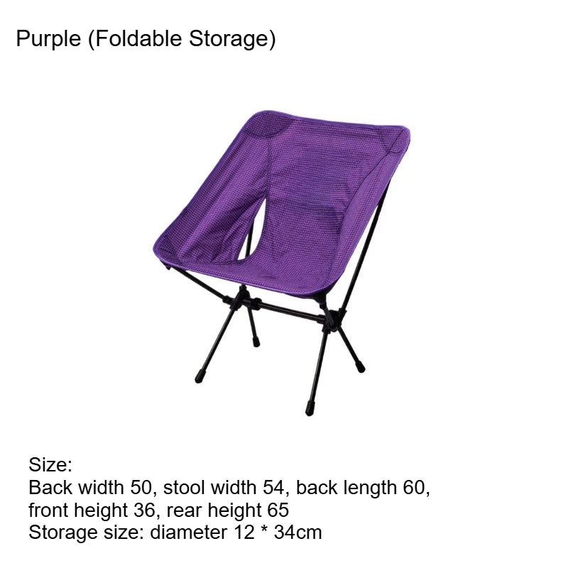 1pc Fishing Chair Outdoor Ultra Light Folding Powerful Small Item Chair Outdoor Fishing Equipment and Supplies