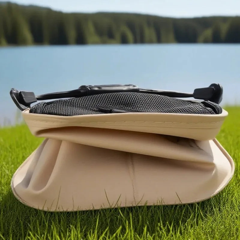 Foldable and Portable Net Live Fish Buckets EVA with Rope Water Bucket Outdoor Fishing Bucket for Wild Fishing Household Buckets