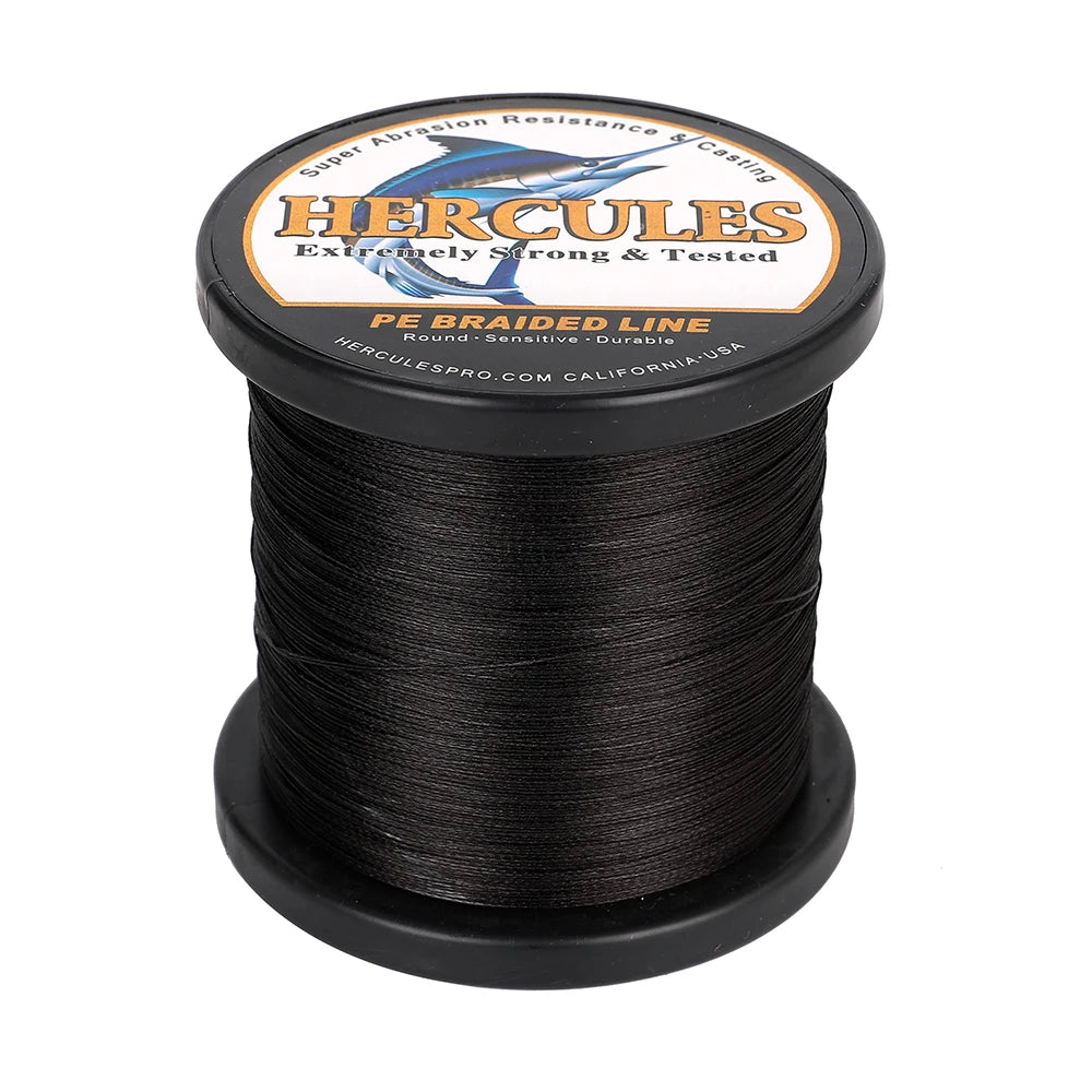 Hercules 8 Strand Braided 10-150LB Fishing Line 300m 500m 1000m Multifilament Wire  PE Fishing Line Freshwater Super Strong