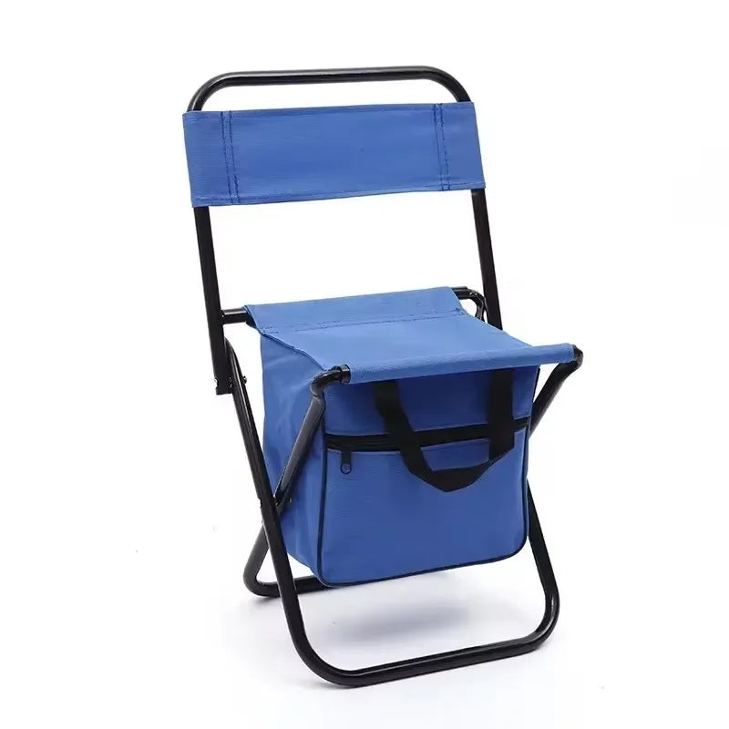 Portable Multifunctional Outdoor Picnic Camping Folding Chair With Bag Ultra light Fishing Stool Travel Stool Fishing Accessorie