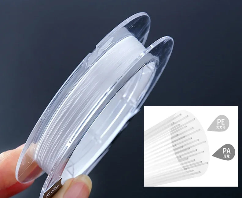 Winter Fishing Line  Super Strong  Low Temperature Resistance Transparent Monofilament NylonAnd PE Ice Fishing Line Japan