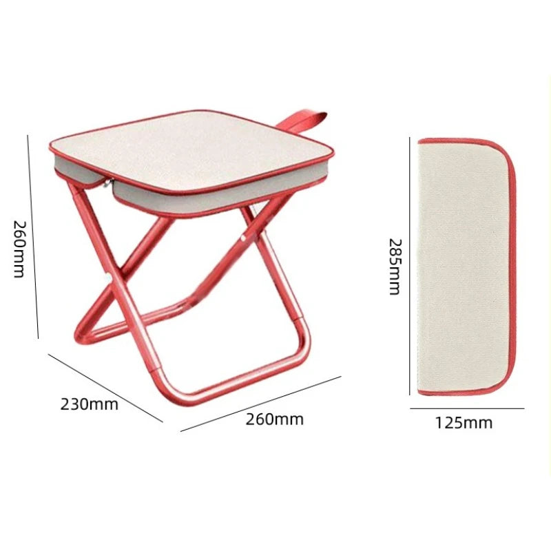 Portable Fishing Chair Outdoor Folding Stool Small Maza Camping Folding Chair Camping Small Stool