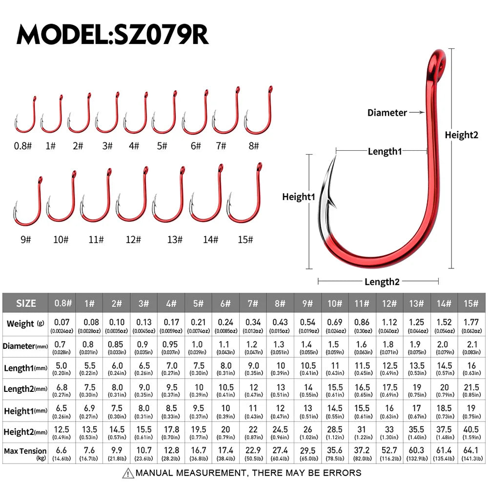 10pcs Lure Sea Fishing Barb Hook Luminous Crooked Mouth Triangular Tooth Fish Hook Sea Fishing Hook