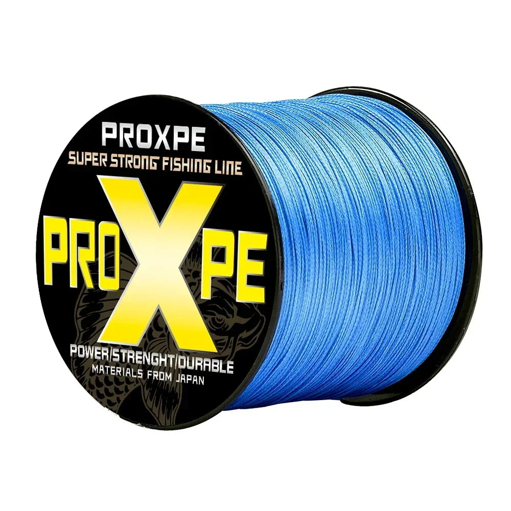 PROXPE 4 Strands Multifilament Braideds PE Fishing Line 100M 300M 500M Japan Smooth Carp Wire Pesca Strong 4X Weave Lines