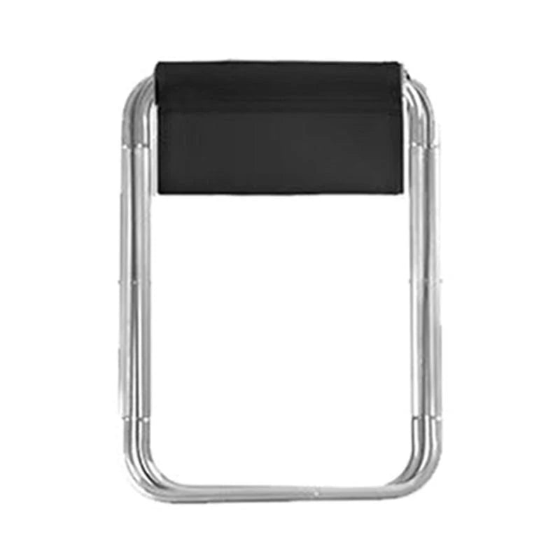 Folding Stool Small Aluminum Alloy Collapsible Fishing Stool Outdoor Chair W0YB