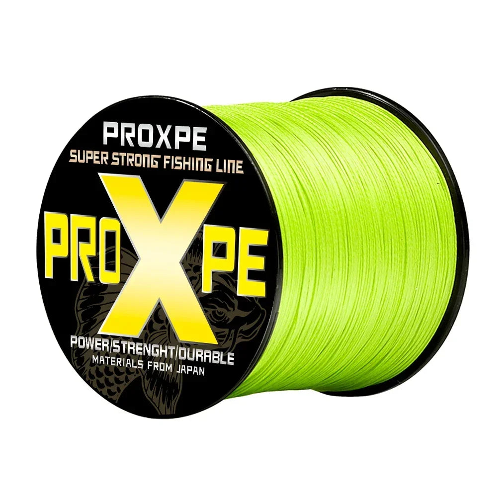PROXPE 4 Strands Multifilament Braideds PE Fishing Line 100M 300M 500M Japan Smooth Carp Wire Pesca Strong 4X Weave Lines