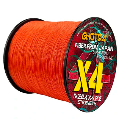 GHOTDA Braided Fishing Line 4 Strands 300M Spinning PE Multifilamento Japa Carp Fly Sea Saltwater Weave Extreme Strong X4 Pesca
