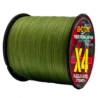 GHOTDA Braided Fishing Line 4 Strands 300M Spinning PE Multifilamento Japa Carp Fly Sea Saltwater Weave Extreme Strong X4 Pesca