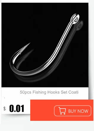 50pcs/lot Long Shank Fishing Hook For Fishing Live Bait With Double Bait Keeper Barbs High Carbon Steel With Anti-rust Fishhooks