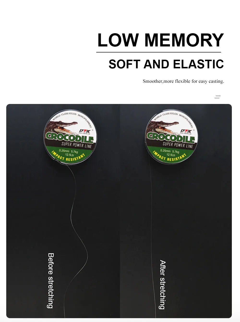 FISH KING Extra Strong Braided Fishing Line 100% Nylon Wire Winter Ice Fishing Line Japan 0.08-0.25mm