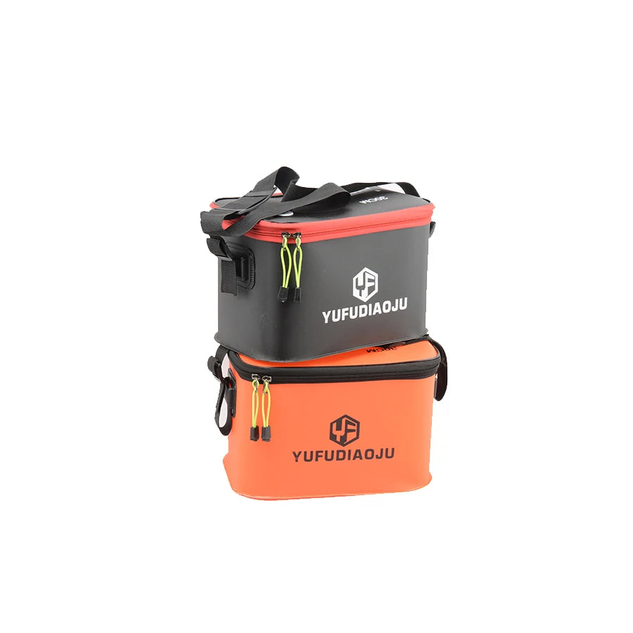 Collapsible Live Well Bucket - Waterproof EVA Storage for Fishing, Crabbing & Boat Trips