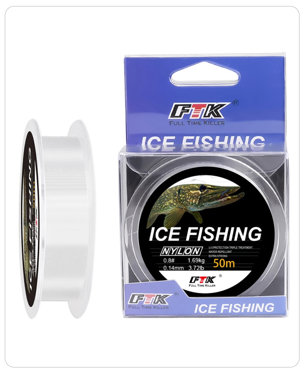 NGB 50M Ice Fishing Line Super Strong Monofilament Nylon Winter Bream Saltwater Fishing-Line Japan Low Memory Carp Line