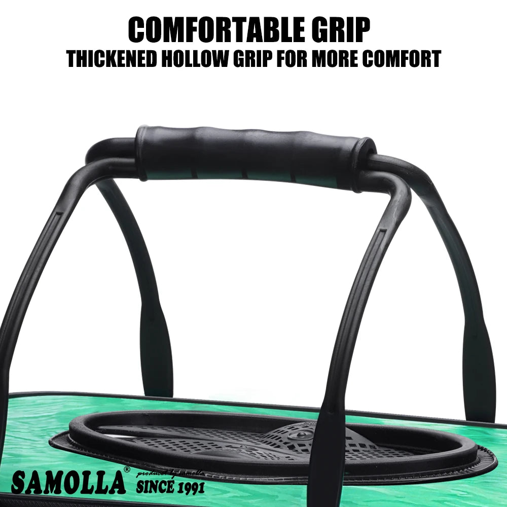 Fishing Bucket Transparent EVA Foldable Thickened EVA Live Fish Box Portable Outdoor Camping Fishing Bags Accessories