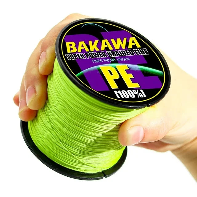 BAKAWA  4 Strands Braided Fishing Lines Multifilament Pesca 100M 300M 500M 1000M Carp Wire Japan Abrasion Resistant Pe Line