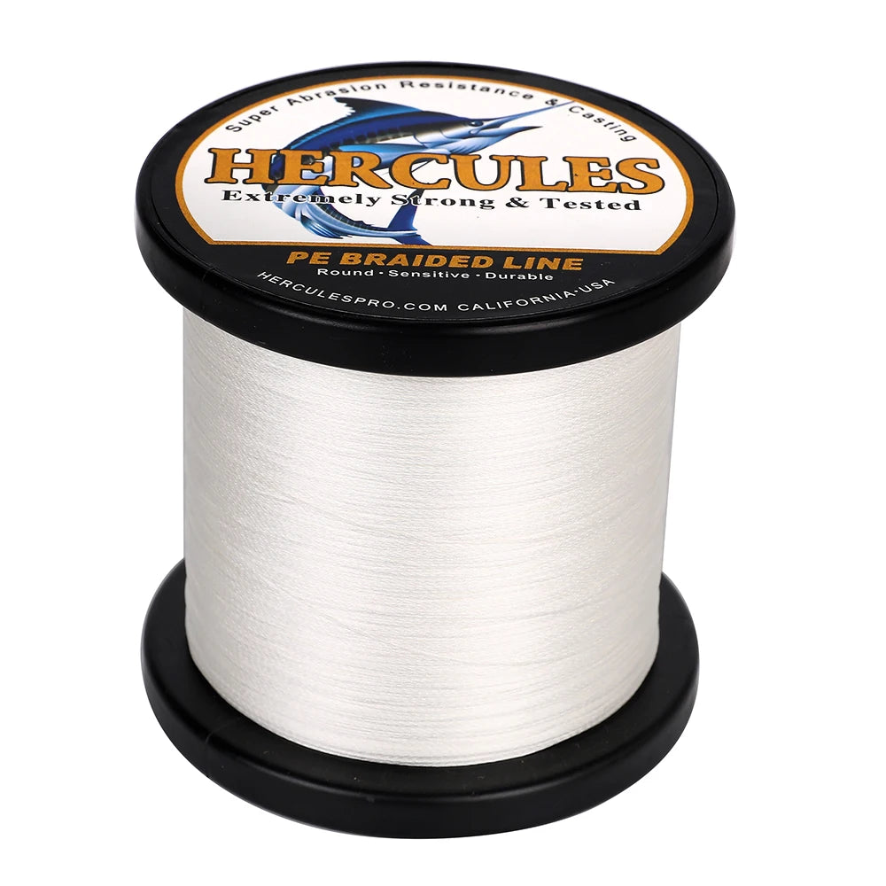 Hercules 8 Strand Braided 10-150LB Fishing Line 300m 500m 1000m Multifilament Wire  PE Fishing Line Freshwater Super Strong