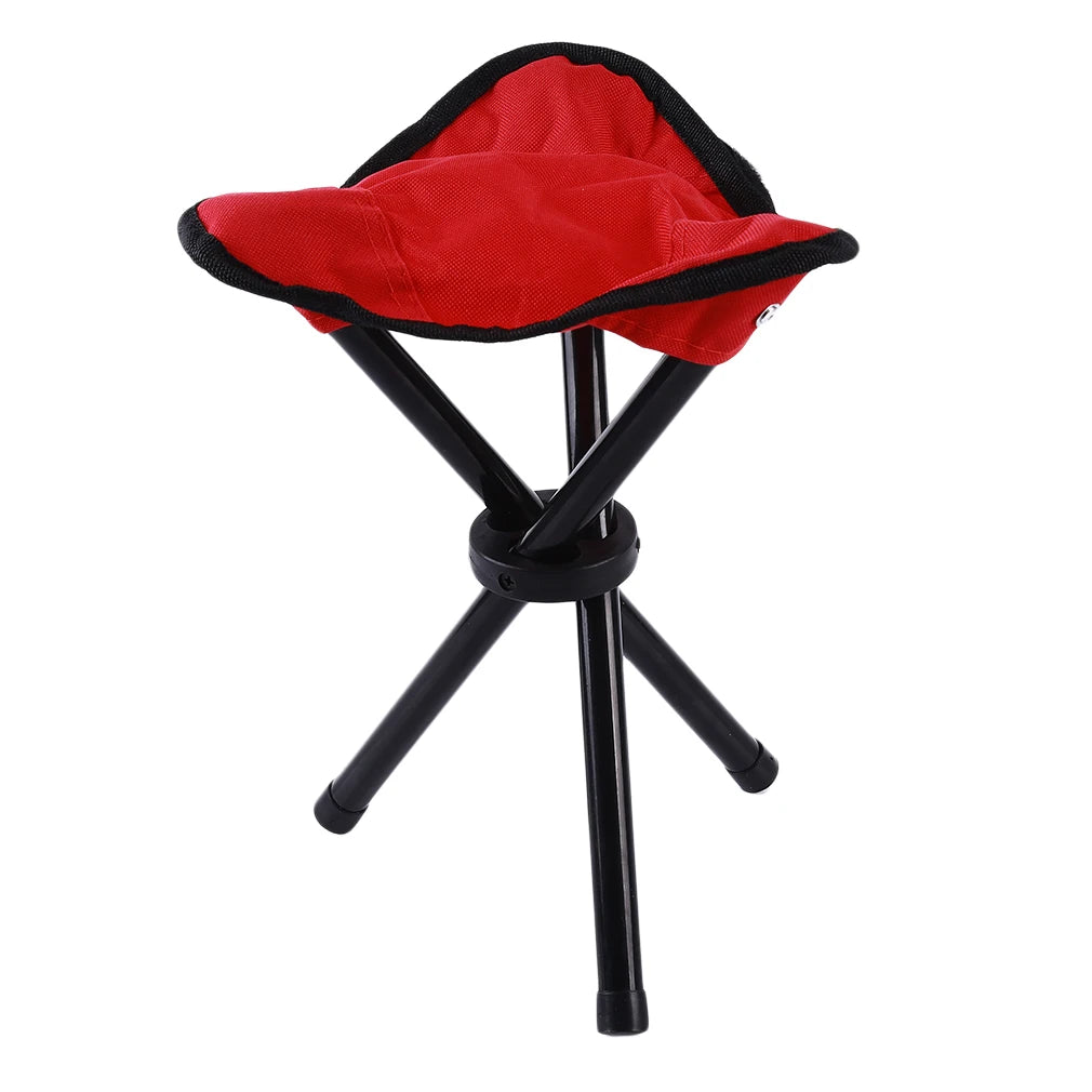 Outdoor Leisure Portable Folding Chair Three-Legged Stool Camping Travel Picnic Outdoor Activitie Fishing Accessorie Small Chair