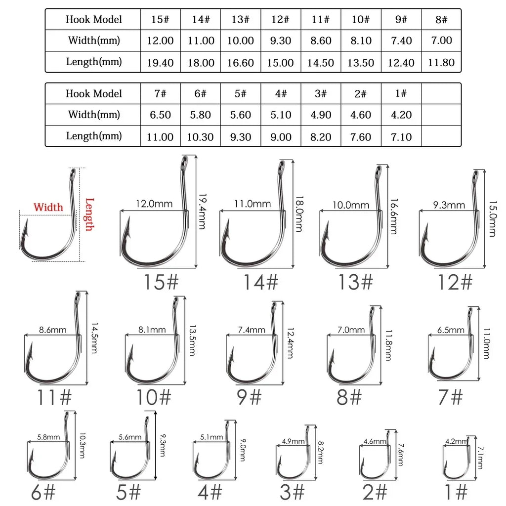 100pcs/Box Japan Izu Fish Hook High Carbon Steel Barbed In Fly Fishing Hook Worm Pond Fishing Bait Hooks