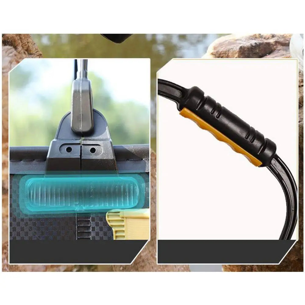 Outdoor Fishing Bucket With non-slip water rope Foldable and Portable EVA Water Bucket for Wild Fishing Household Bucket