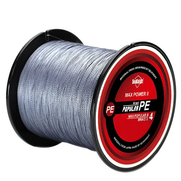 SeaKnight Brand TriPoseidon Series 4 Strands 300M PE Braided Fishing Line 8-60LB Multifilament Fishing Line Smooth Carp Fishing