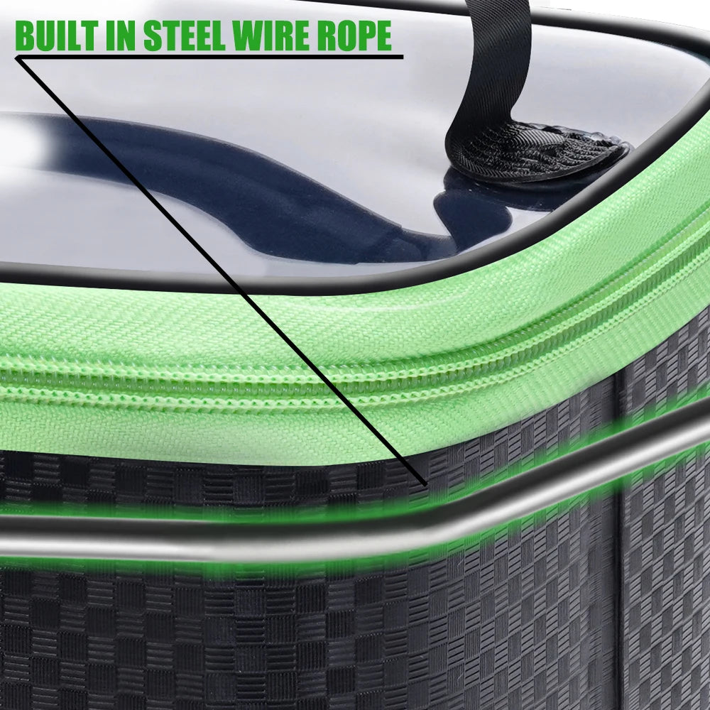 EVA Thicken Fishing Box Bag Waterproof Fishing Gear Boxes Live Fish Bucket Fishing Main Sub Line Float Storage Case Handbag