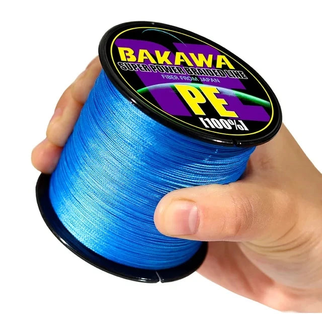 BAKAWA  4 Strands Braided Fishing Lines Multifilament Pesca 100M 300M 500M 1000M Carp Wire Japan Abrasion Resistant Pe Line