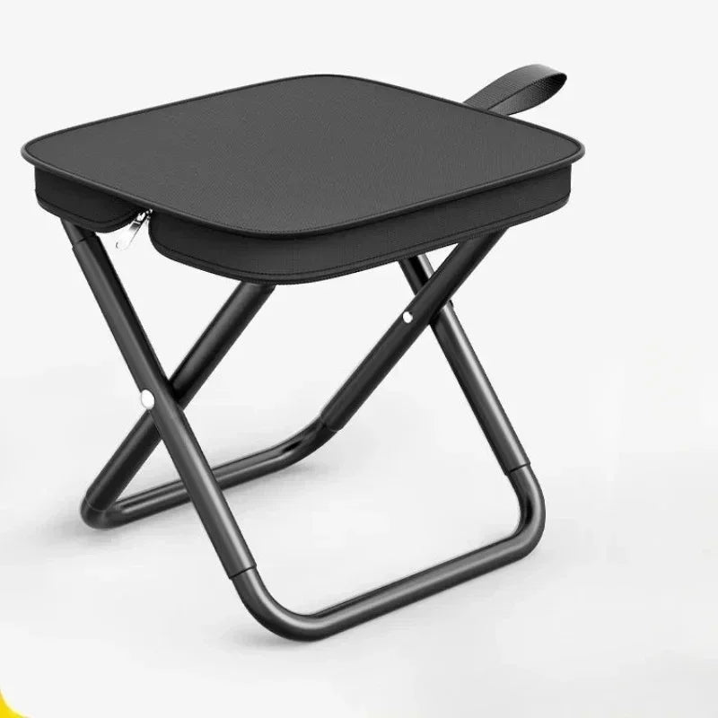 Outdoor folding portable fishing chair, multifunctional picnic camping folding chair, camping folding chair small stool.