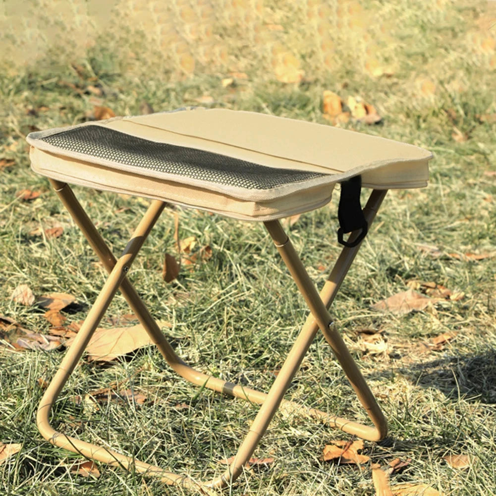 Backpack Fish Stool Portable Foldable Stool with Carry Bag Lightweight Mini Easy Travel Carry Outdoor Picnic Bench Chair