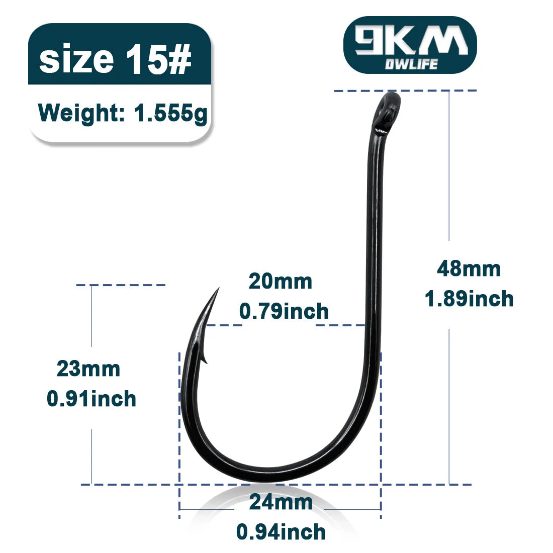 9KM Fishing Hooks 50~100Pcs Carp Hook Fishing Circle Hook Barbed Black High Carbon Steel Ice Fishing Accessories