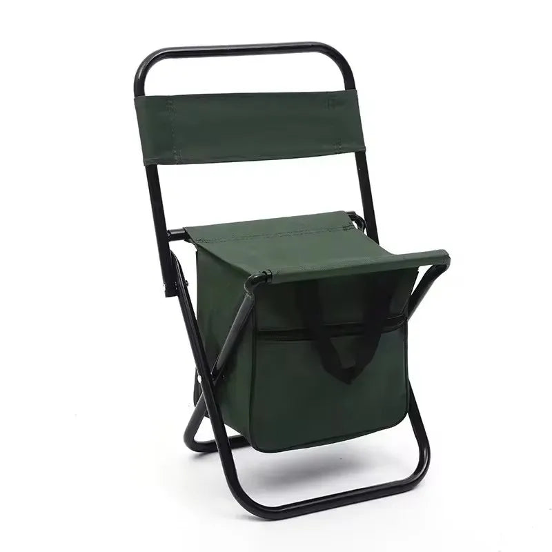 Portable Multifunctional Outdoor Picnic Camping Folding Chair With Bag Ultra light Fishing Stool Travel Stool Fishing Accessorie