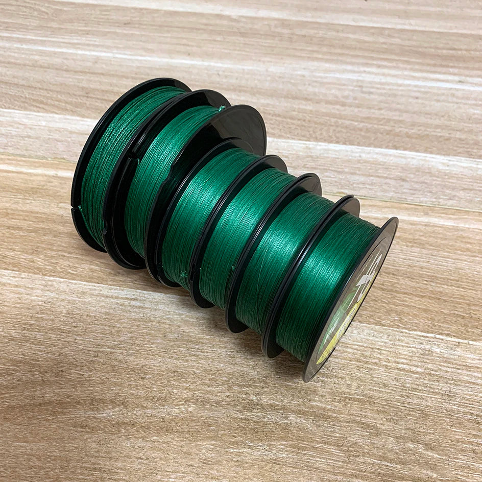 Shawto X8 Strong 300M 1000M 8 Strand Weaves PE Braided Fishing Line Multifilament 8 Braid Wire 10LB 20LB 30LB 50LB 100LB 150LB