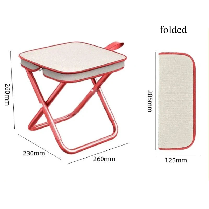 Portable Fishing Chair Outdoor Folding Stool Small Maza Camping Folding Chair Camping Small Stool