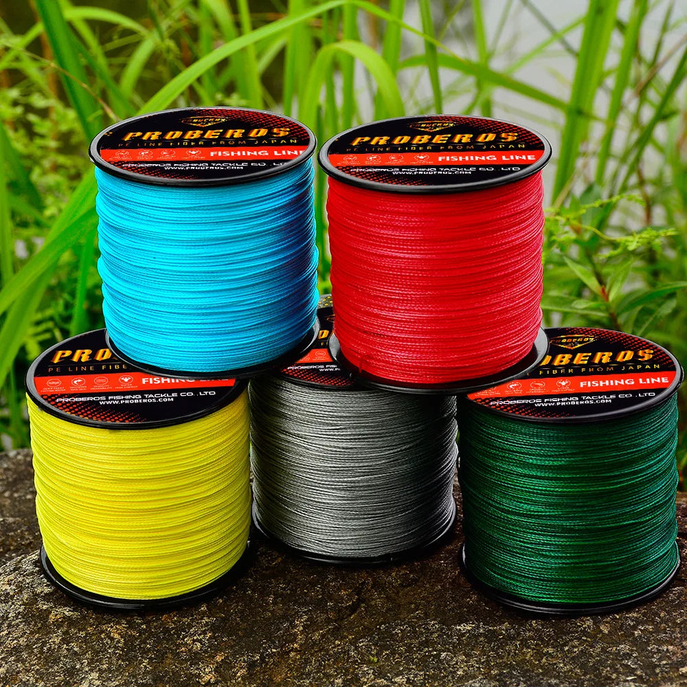 8-Strand PE Braided Dyneema Rock/Sea Fishing 0.1mm-1.0mm 6LB-300LB Tangle-Free Main Lure Line Multifilament Weaves Wired PE Line
