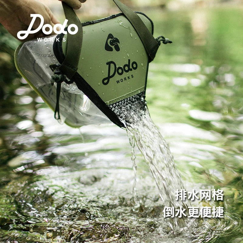 Collapsible bucket Outdoor fishing box multi-functional bucket for fish wild fishing live fish bucket